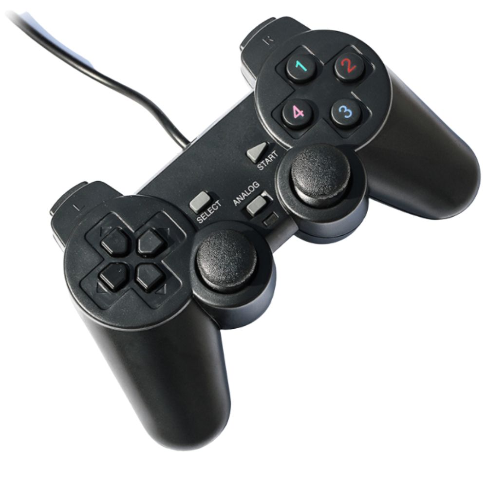 Controle Manete Joystic Usb Analogico Pc Ps2 Game - Online